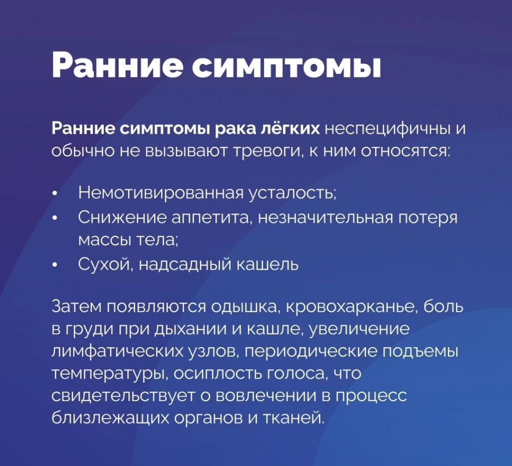 Неделя профилактики рака легких