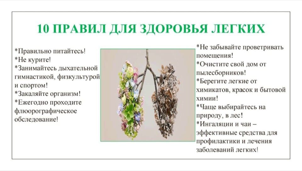Неделя сохранения здоровья легких 7
