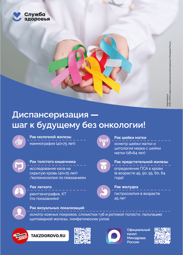 Неделя информированности о важности диспансеризации и профилактических осмотров