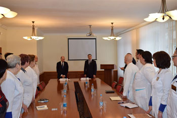 Рабочая встреча с главным трансплантологом России Сергеем Готье