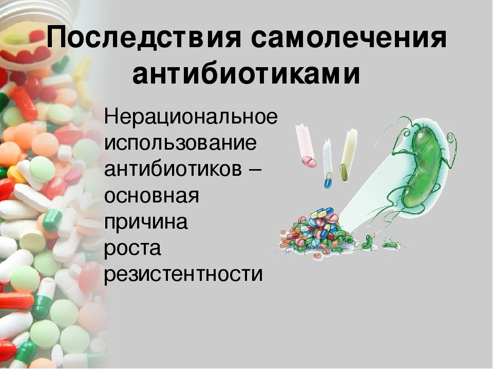 Про опасность самолечения антибиотиками