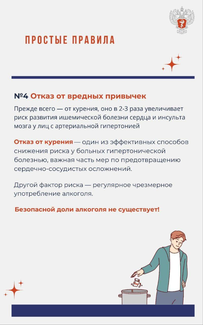 Правило 4 Отказ от вредных привычек