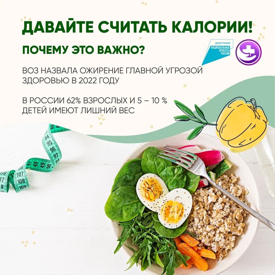 давайте считать калории