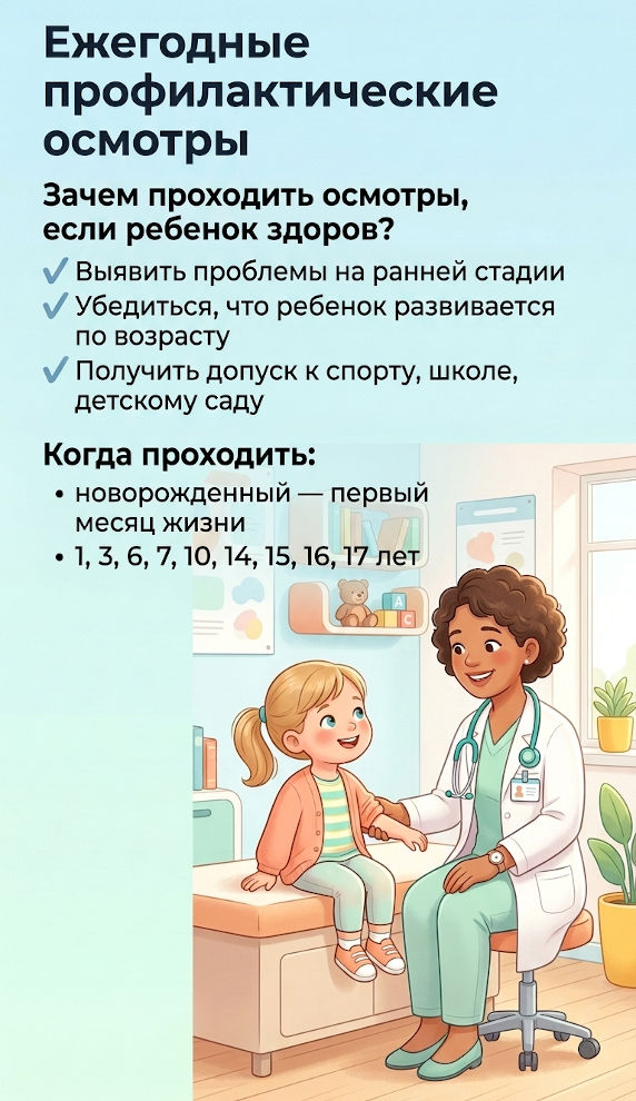 Ежегодные профосмотры