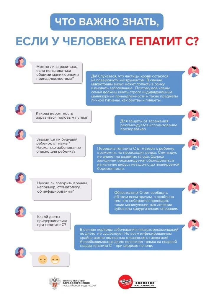 что важно знать если у человека гепатит С 2