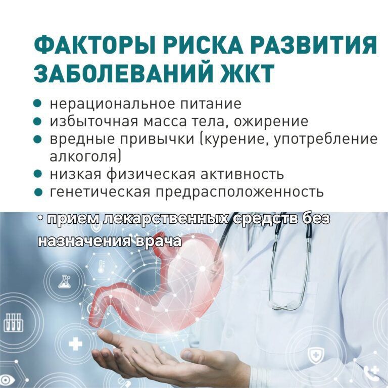 Факторы риска развития заболеваний ЖКТ