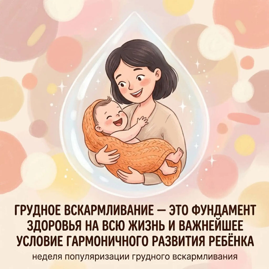 Неделя популяризации грудного вскармливания