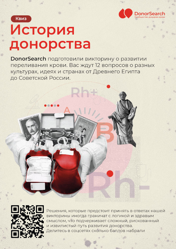 Квиз История донорства