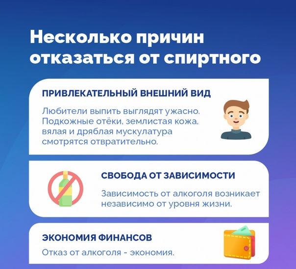 причины отказаться от спиртного