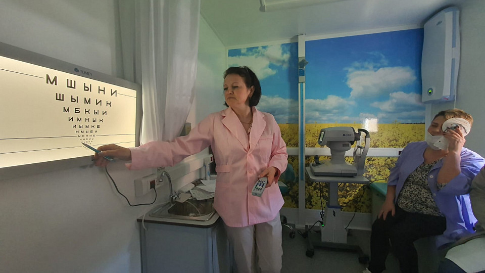 Выезд мобильного медицинского комплекса в п.Плеханово