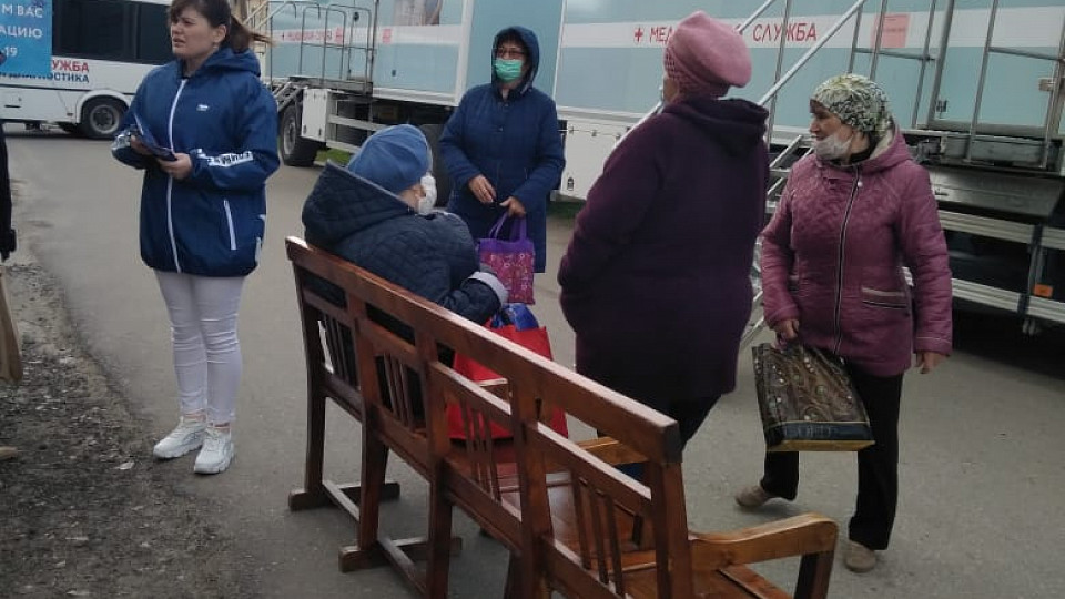 Выезд мобильного медицинского комплекса в п.Агеевский